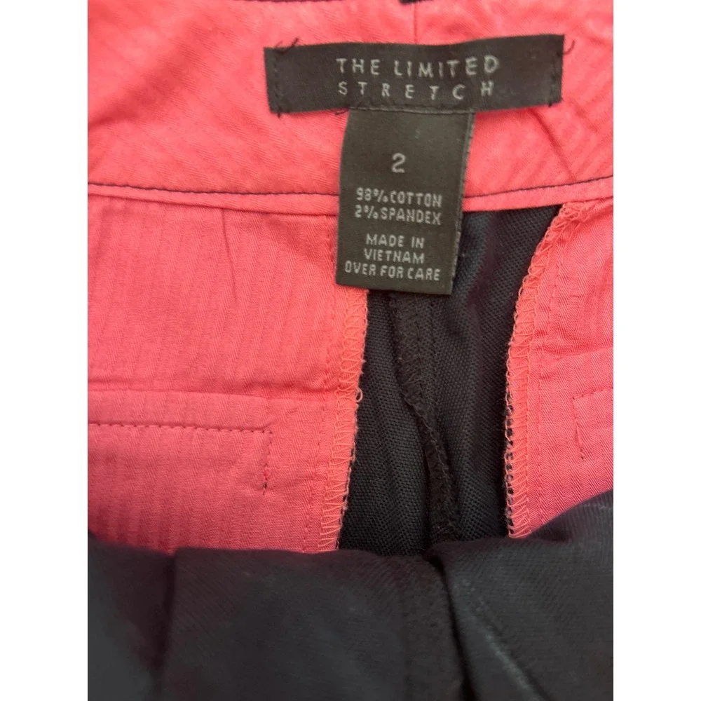 The Limited Stretch Blue Straight Leg Dress Pants Trousers‎ Womens Size 2